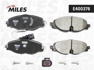 Комплект тормозных колодок (дисковый тормоз) MILES E400376