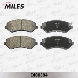Комплект тормозных колодок (дисковый тормоз) MILES E400394