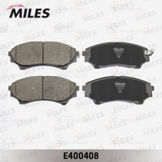 Комплект тормозных колодок (дисковый тормоз) MILES E400408