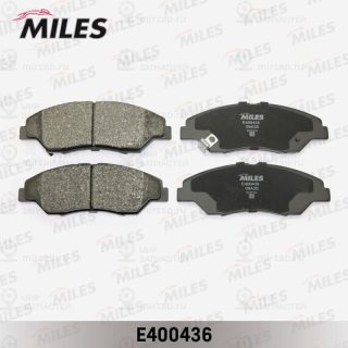 Комплект тормозных колодок (дисковый тормоз) MILES E400436