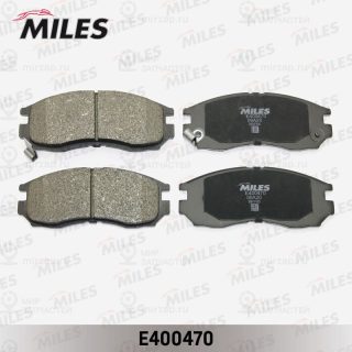 Комплект тормозных колодок (дисковый тормоз) MILES E400470