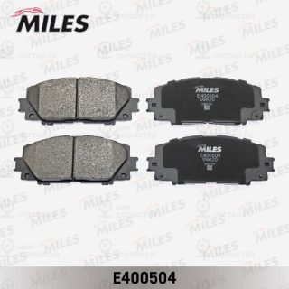 Комплект тормозных колодок (дисковый тормоз) MILES E400504