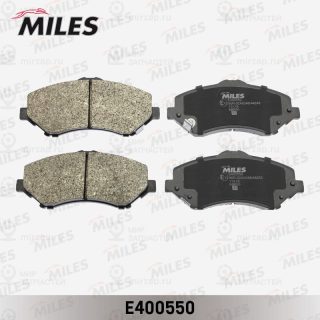 Комплект тормозных колодок (дисковый тормоз) MILES E400550
