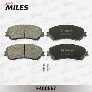Комплект тормозных колодок (дисковый тормоз) MILES E400557