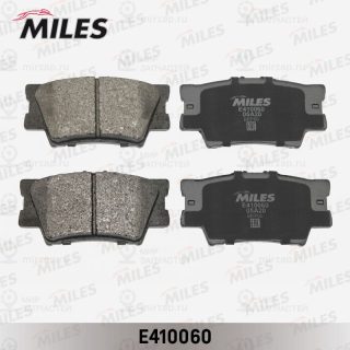 Комплект тормозных колодок (дисковый тормоз) MILES E410060