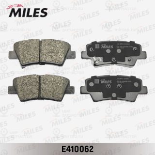 Комплект тормозных колодок (дисковый тормоз) MILES E410062