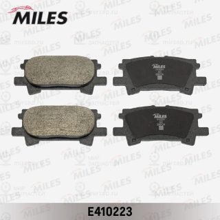 Комплект тормозных колодок (дисковый тормоз) MILES E410223
