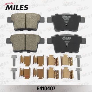 Комплект тормозных колодок (дисковый тормоз) MILES E410407