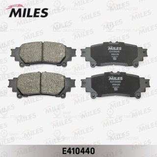 Комплект тормозных колодок (дисковый тормоз) MILES E410440