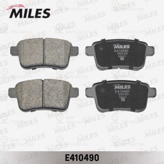 Комплект тормозных колодок (дисковый тормоз) MILES E410490