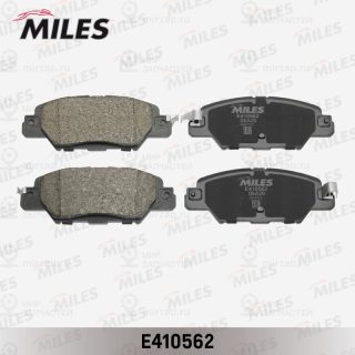 Комплект тормозных колодок (дисковый тормоз) MILES E410562