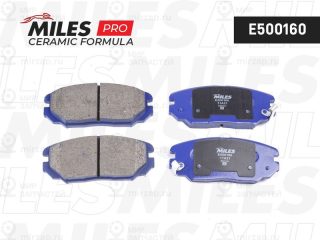Комплект тормозных колодок (дисковый тормоз) MILES E500160