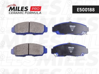 Комплект тормозных колодок (дисковый тормоз) MILES E500188