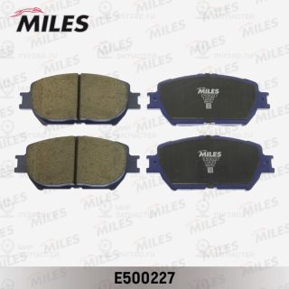 Комплект тормозных колодок (дисковый тормоз) MILES E500227