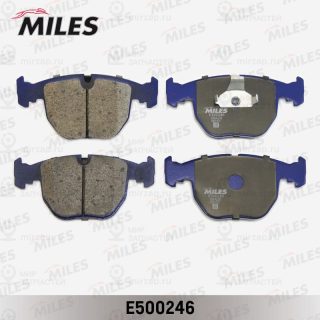 Комплект тормозных колодок (дисковый тормоз) MILES E500246