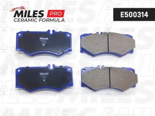 Комплект тормозных колодок (дисковый тормоз) MILES E500314