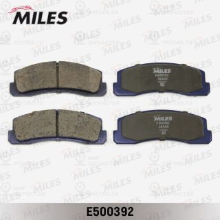 Комплект тормозных колодок (дисковый тормоз) MILES E500392