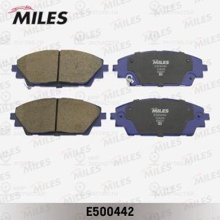 Комплект тормозных колодок (дисковый тормоз) MILES E500442
