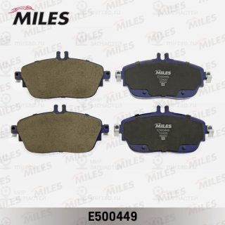 Комплект тормозных колодок (дисковый тормоз) MILES E500449