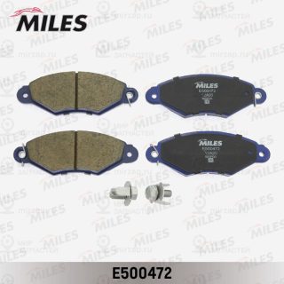 Комплект тормозных колодок (дисковый тормоз) MILES E500472
