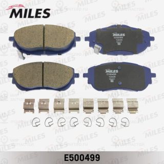 Комплект тормозных колодок (дисковый тормоз) MILES E500499