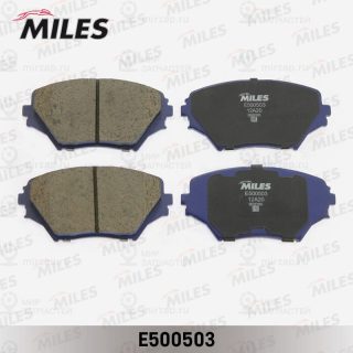 Комплект тормозных колодок (дисковый тормоз) MILES E500503
