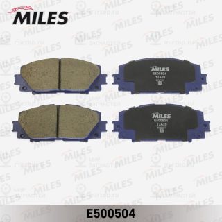 Комплект тормозных колодок (дисковый тормоз) MILES E500504
