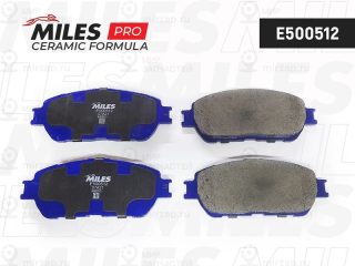 Комплект тормозных колодок (дисковый тормоз) MILES E500512