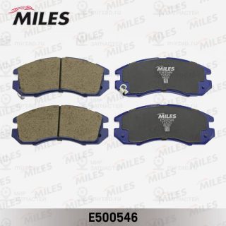 Комплект тормозных колодок (дисковый тормоз) MILES E500546
