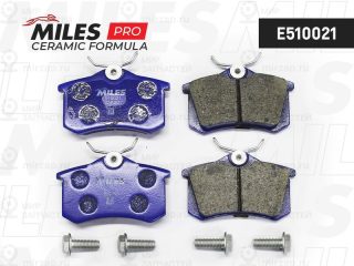 Комплект тормозных колодок (дисковый тормоз) MILES E510021