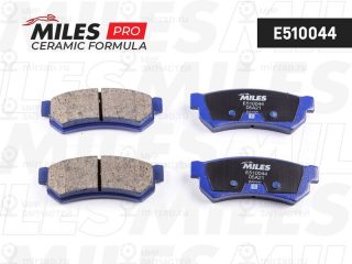 Комплект тормозных колодок (дисковый тормоз) MILES E510044