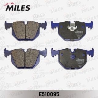 Комплект тормозных колодок (дисковый тормоз) MILES E510095