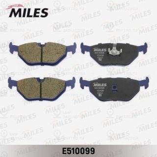 Комплект тормозных колодок (дисковый тормоз) MILES E510099