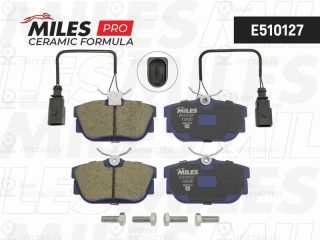 Комплект тормозных колодок (дисковый тормоз) MILES E510127