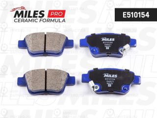 Комплект тормозных колодок (дисковый тормоз) MILES E510154