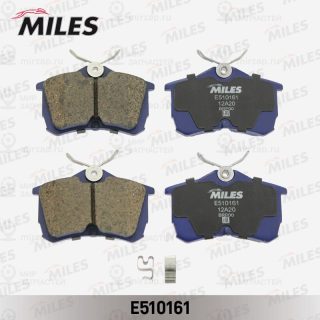 Комплект тормозных колодок (дисковый тормоз) MILES E510161