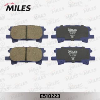 Комплект тормозных колодок (дисковый тормоз) MILES E510223