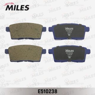 Комплект тормозных колодок (дисковый тормоз) MILES E510238