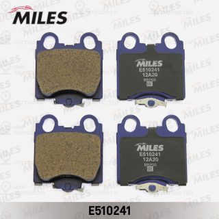 Комплект тормозных колодок (дисковый тормоз) MILES E510241