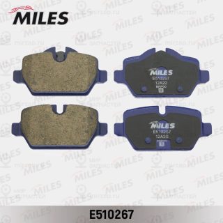 Комплект тормозных колодок (дисковый тормоз) MILES E510267