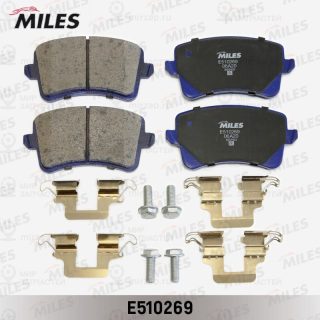 Комплект тормозных колодок (дисковый тормоз) MILES E510269