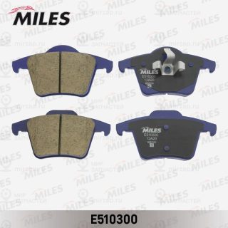 Комплект тормозных колодок (дисковый тормоз) MILES E510300
