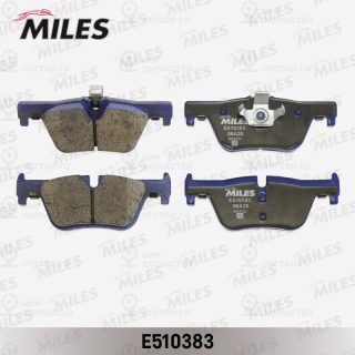 Комплект тормозных колодок (дисковый тормоз) MILES E510383