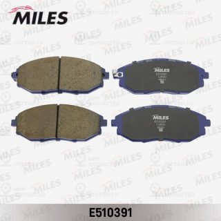 Комплект тормозных колодок (дисковый тормоз) MILES E510391