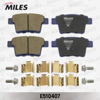 Комплект тормозных колодок (дисковый тормоз) MILES E510407