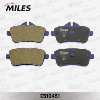 Комплект тормозных колодок (дисковый тормоз) MILES E510451
