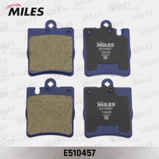 Комплект тормозных колодок (дисковый тормоз) MILES E510457