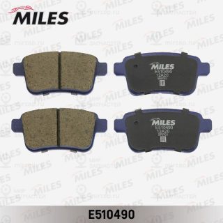 Комплект тормозных колодок (дисковый тормоз) MILES E510490