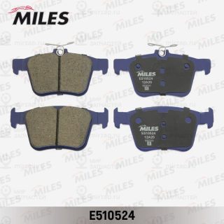 Комплект тормозных колодок (дисковый тормоз) MILES E510524