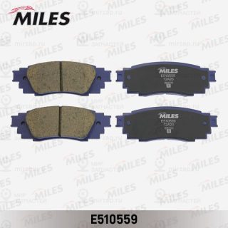 Комплект тормозных колодок (дисковый тормоз) MILES E510559